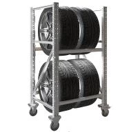 Стеллаж для шин MS Pro 1350/781x606 передвижной